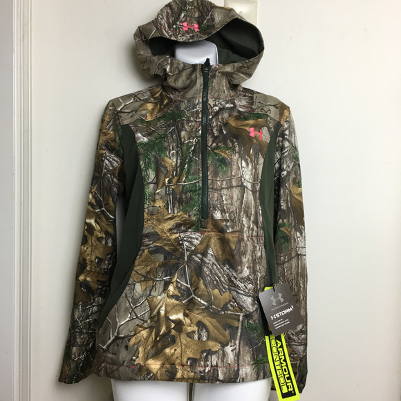 Under Armour  Realtree Camo Hoodie Womens Jacket - Picture 2 of 4